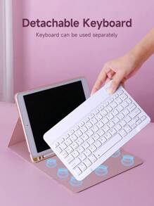 IPad Keyboard Case Compatible With IPad 10th Generation,IPad Air4/5 10.9 Inch, IPad Air 11-In.(M2)-2024,Compatible With Samsung Galaxy Tab S6 Lite 10.4 Inch Keyboard Protective Cover, Detachable Keyboard , Multi-View Stand, Built-In Pen Slot In The Protective Case, And The Keyboard Supports Split Use