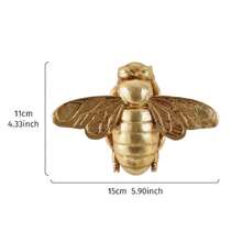 1 件金色蜜蜂壁雕 - 树脂装饰艺术风格壁饰，手工家居装饰，适用于画廊墙壁和派对装饰、昆虫装饰、卧室装饰 - 彩色 - 查看 9