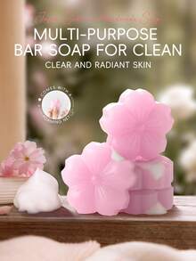 1 Set Improves Overall Completion Laikou Japan Sakura Skincare Set,(Hydrating Lip Mask 6g *5 &  Sakura Eye Cream 15g&  Sakura Skincare Set 3-Piece Set (50g Facial Cleanser+17ml Essence Liquid+30g Essence Cream) & Bubble Bath Bomb 80g *2&Hand Cream 3g *10 & Handmade Soap 70g &  Sleeping Face Mask 3g*10 & Moisturizing Mask 25g*5)Skin Repair Skin Care Gift Boxes Multifunctional Skin Care Gift Bag For Women, Mom, Wife, Sister, Teen, Girl Friend - 粉色 - 查看 10