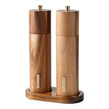 Set de 1/2/3 molinillos de pimienta manuales, molino de pimienta de madera para uso doméstico, para pimienta negra y sal marina en restaurantes - Marrón - Ver 17
