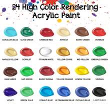 12/18/24 Mixed Color Acrylic Paints, Rich And Versatile Painting Paints, Professional Art Paint Set. Suitable For Artists, Teenagers, Crafters, DIY And Clothing Painting, Back-To-School Season, School Supplies - 套裝 - 查看 4