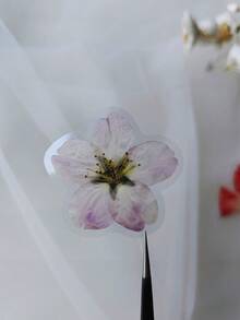 40pcs/Pack Flower Decorative PET Stickers, Scrapbooking Materials - Multicolor - View 6