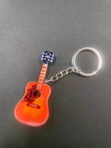 2025 - New Minimalist High-Quality Small Guitar Acrylic Keychain, Backpack Pendant Decoration, Suitable As Friend Gift, Party Favor, Perfect Gift, Birthday Gift