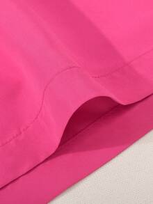 Men's Swim Trunks Solid Color Fashion Casual Quick Dry Swim Shorts With Pockets & Mesh Lining Beach Shorts For Beach Summer Holiday Swimming Surfing - Pink - View 6