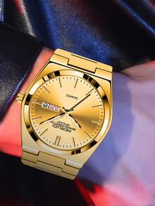 A New Men's Calendar Luminous Fashionable Business Casual Personalized Quartz Watch - one-size - View 6