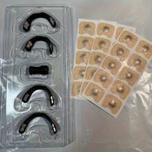 4 Nose Clips + 30 Nose Patches For Sleep Disproblems - Magnetic Nasal Strips To Help Nasal Expansion - Non-Irritating, Waterproof, Breathable, Ideal For Non-Irritating Nasal Congestion Relief, Easy To Carry, Suitable For Both Men And Women