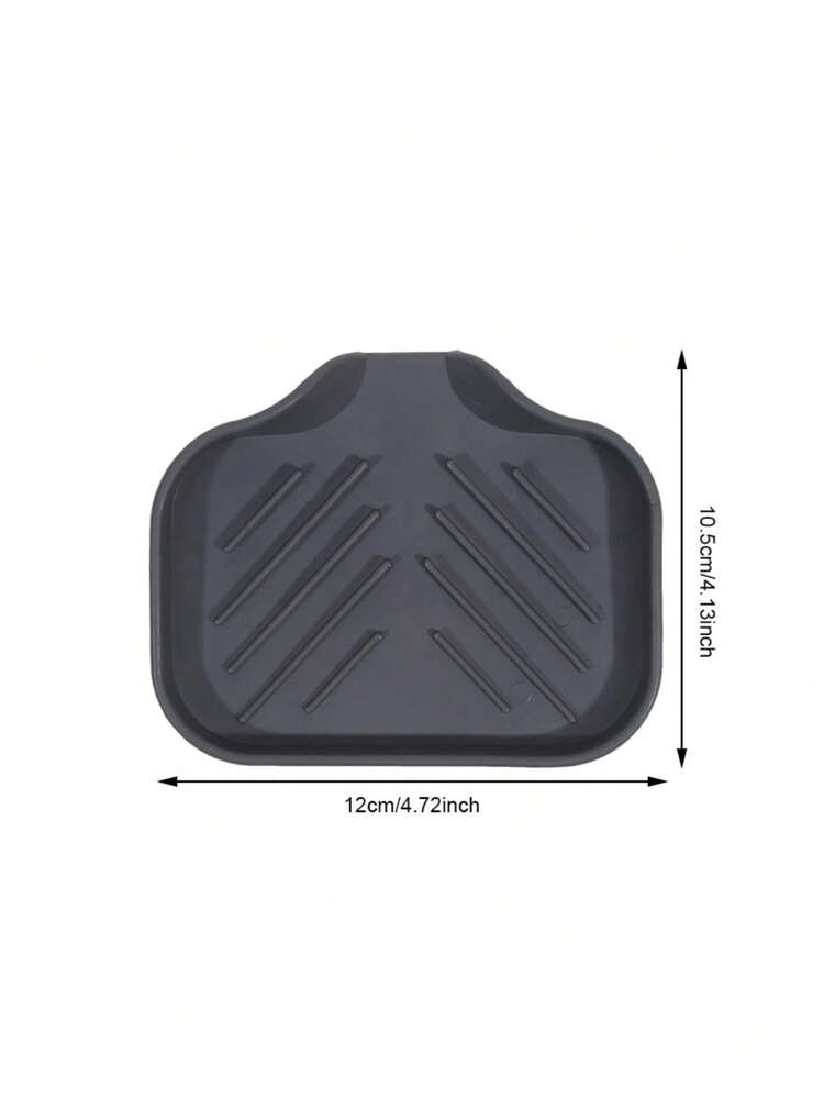 Tapete de drenaje de baño creativo de silicona gris que no acumula agua, caja de jabón - Multicolor - Añade 7