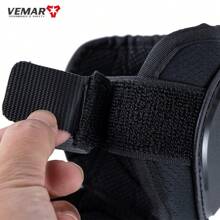 VEMAR Motorcycle Knee Pad Elbow Protector Combo Motocross Cycling Elbow Knee Guard Reflective 4Pcs Protective Gear Outdoor Sport - Black - View 7