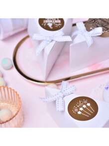 8 Unique Ribbons Natural Ribbon Tower 96 Feet Perfect For Gifts Dration Craft Projects Special Finishing Touch Unique Look - 白色/銀色 - 查看 4