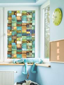 1 Roll 1m/3m/5m Vintage Colorful Wood Grain Water Wave Abstract Style Wall Decor Wallpaper, Removable And Self-Adhesive Contact Paper, Vinyl Wallpaper For DIY Home Decor, Room Background, Bedroom, Kitchen, Living Room, Bathroom, Cabinet, Table & Chair, Furniture Renewal Wall Stickers Wall Sticker Stickers Room Decor - Multicolor - View 7
