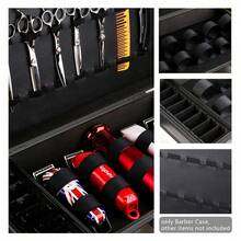 YUNRUX Barber Travel Organizer Tool Box Case Scissors Hair Clipper Suitcase Clipper - A - 查看 7