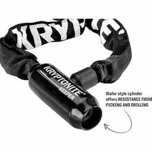 Kryptonite Keeper 585 - Candado de Cadena para Bicicleta (5 mm) - Moderno - Ver 1