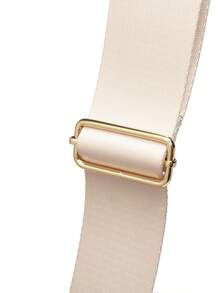 Minimalist Double - Zip Crossbody Bag – Roomy Compartments For Daily Must - Haves, Perfect For Commutes, Outings & Errands - Màu be - Xem 10