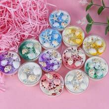 6pcs 5.8cm*5.8cm Shell-Themed Scented Candle Gift Set With Pearl & Glitter Accents - 6 Unique Scents For Romantic Ambiance, Perfect For Valentine's Day & Graduation Gifts Candles With Crystal & Ocean Shell Decor