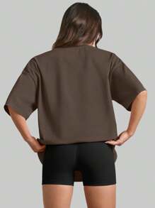 SUPEKYKO Women's Plus Size Short Sleeve T-Shirt - Loose Fit Active Top For Gym, Yoga & Casual Wear | All-Season Comfort