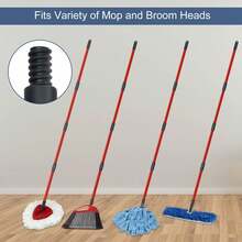 Adjustable Spin Mop Replacement Handle - 4-Section 30" To 58" Pole For O-Cedar EasyWring Systems (Head/Base Not Included)-Red,Perfect Christmas Gift - Màu đỏ - Tay cầm cây lau nhà - Xem 4