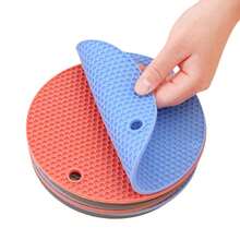 Descansos Panela em Silicone Protetor Resistente - Multicolorido - Visão 2