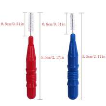 Interdental Brushes Sticks Pick Blue Red Dental Floss Teeth Tooth Toothpick - Multicolor - View 8