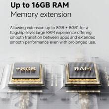 Xiaomi POCO C75（中文版：Redmi 14C）智能手机：6.88英寸超大护眼屏，5160mAh长效电池，强劲扬声器，120Hz刷新率，防刮耐用。老年人适用，安心使用，仅支持英文和中文。 - 星岩黑 - 查看 4