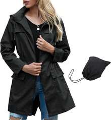 Womens Rain Jackets For Women Waterproof Rain Coats For Women Active Packable Raincoat Windbreaker Jacket With Hood,11335980