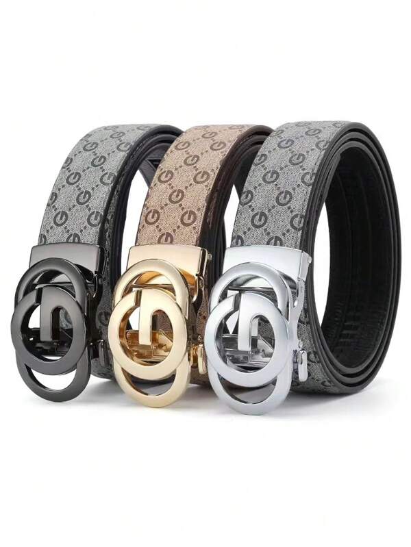 1 pieza Hebilla de cinturón automática para hombres, hebilla de cinturón automática versátil para pantalones para hombres jóvenes y de mediana edad, para negocios, otoño, Halloween