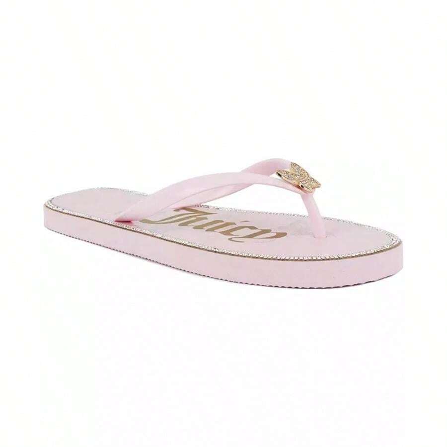 Juicy Couture Women's Skyfly Flip Flops | | Women Flip-Flops - Má hồng - Xem 1