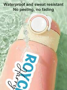 Custom Water Bottle Stickers, Customized Holographic Name Stickers, Personalized Name Tag Stickers, Customizable Name Stickers, Birthday Gifts, Colorful Text Stickers, Notebooks, Computers, Room Decorations, Back To School Supplies, Waterproof, Anniversary, Teacher's Day, School, Boys, Girls, Mothers, Home, Moving, Multi-Functional, Ornamental, Reusable, Modern, Colorful, Cute, Vintage, Cartoon, Kawaii, Custom, Personalized, Unique, Customized, Workers, Clients, Students, For Business/Work/ Office, For School, Desert Fall Cozy,Office Decor,New Job, Office Supplies - Style a - View 4