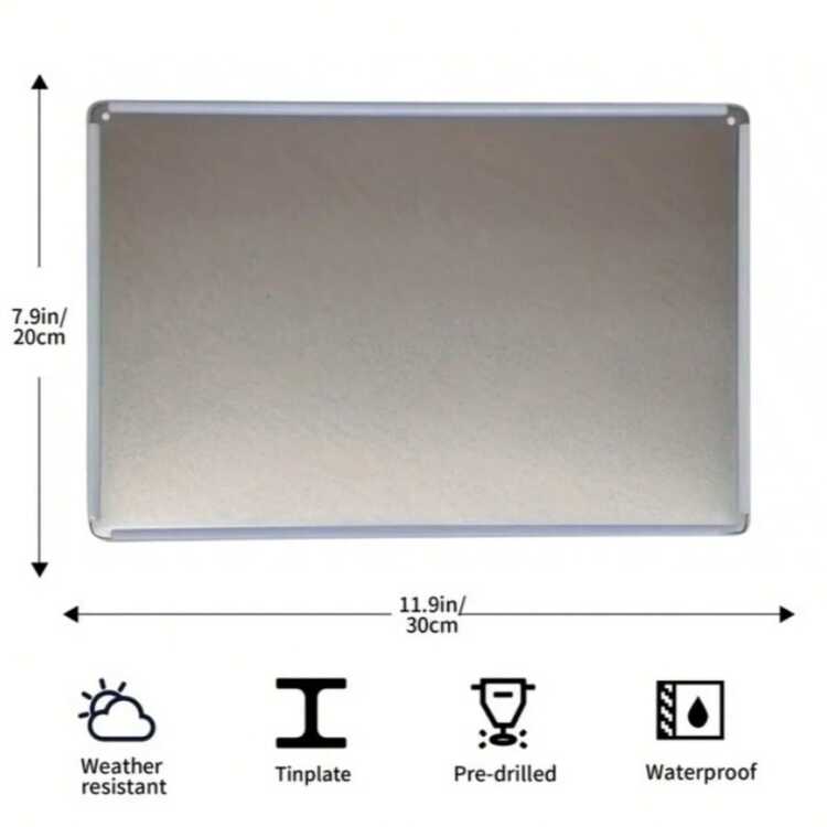 Room Decor 1pc "Classic Mojito" Vintage Metal Tin Sign, Retro Wall Art Decor For Bar, Cafe, Beach House, Farmhouse - Iron Material, Classic Cocktail Theme - Multicolor - View 6