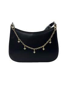 Fashionable Octagonal Star, Heart, Cherry Chain Bag Charms, Dopamine Inspired Minimalist Elegant Bag Chains - Multicolor - View 4