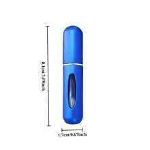 5ml Bottom Fill Refillable Perfume Atomizer Spray Bottle - Travel Size, Portable Leakproof Mini Fragrance Dispenser For Cosmetic Samples