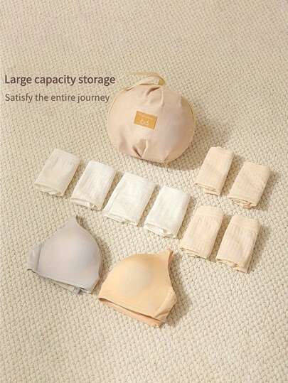 1pc Round Underwear Storage Bag, Lightweight And Easy To Carry, Ideal For Organising Bras And Underwear When Travelling. Convenient For Sorting And Storing, Can Be Carried By Hand Or Hung Up, One For Each Family Member, A Must-Have For Home And Travel.