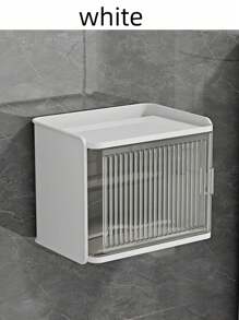 صندوق أنسجة الحمام أبيض/أصفر قطعة واحدة. إنه مقاوم للتسرب، لا يحتاج إلى تقشير، مقاوم للماء، ويمكن تركيبه على الحائط لتخزين ورق الحمام. صندوق نسيج شفاف. يوجد أيضًا صندوق تخزين مناديل مبللة للحمام، ورفرف ورقي مثبت على الجدار، وصلصة أنبوب الحمام، وملحقات الحمام