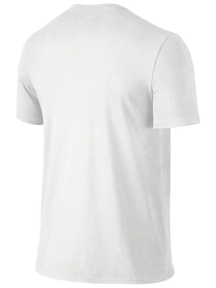 Summer Men's T Shirt Casual Round Neck Loose Tops Color Contrast Print T Shirt For Men Funny 3D Tee Street Clothes - 白色 - 查看 4