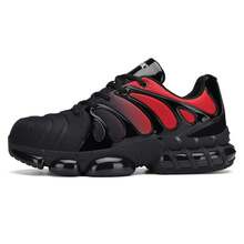 OZLOOK Steel Toe Shoes For Men Indestructible Work Shoes Lightweight Steel Toe Sneakers Non Slip Safety Shoes Puncture Proof Composite Toe Shoes - Đỏ - Xem 3