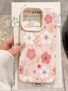 1 Ốp lưng điện thoại mềm chống sốc, chống trầy xước hình mèo dễ thương và họa tiết dâu tây, chống nước, chống rơi, tương thích với Apple và các điện thoại khác - Nhiều màu - Xem 1