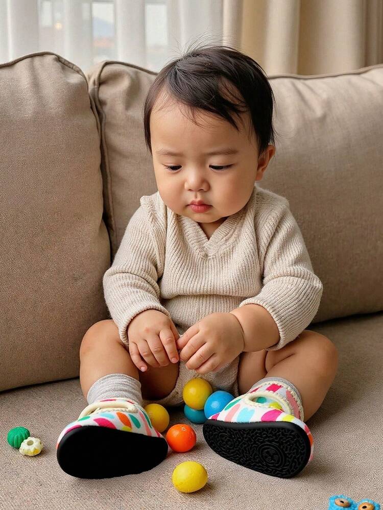 Cute, Warm And Lightweight Plush House Slippers, Suitable For Boys And Girls, Comfortable Non-Slip Soft Sole, Suitable For Indoor Wear In Autumn/Winter - White - View 3