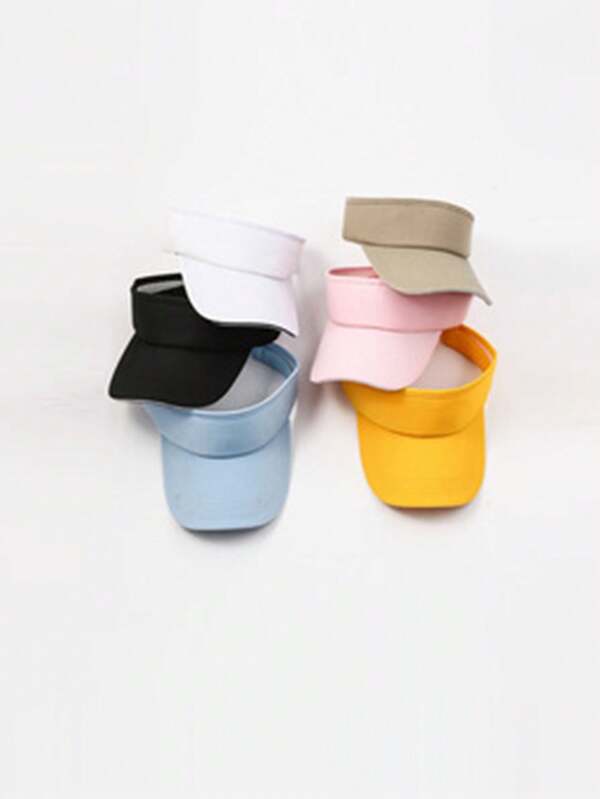 1 pieza Sombrero plano de unicolor, Sombrero de sol unisex, Estilo retro de moda hip-hop, Gorra snapback casual y transpirable, Adecuado para uso diario, viajes, senderismo, pesca, camping, fiestas en la playa, festivales de música y talla grande ocasiones (cantidad de línea del ala aleatoria)