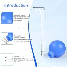 1 Set Tonsil Stone Removal Tool Kit, Includes PVC Suction Ball, Oral Hygiene Suction Ball, Cupping Device, Rubber Tip Gum Stimulator - Multicolor - View 4