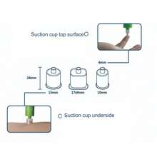 Outdoor Survival Rescue Emergency Tool, Bite Sucker Promote Healing Vacuum Negative Pressure Bite Extractor Tool, for Outdoor Backpacking - Verde - Ver 5