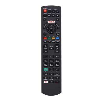 TCHDNZRC Replacement Pan Asonic TV Remote Control For All Pana Viera Smart TV HD LCD LED Plasma TV Pana Universal Remote Control With /MY APP/VIERA Link 1.UNIVERSAL REMOTE CONTROL FOR TV PAN ASONIC