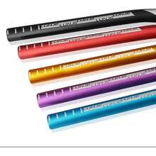 Manubrio Bicicleta Montaña Manillar Riser Aluminio Para Mtb - Azul - Ver 6