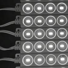 Vmingo 20 pzs Modulo Tira 5 Led 5035 Blanco IP65 Encapsulado Cartel Publicidad Hogar Oficina - Blanco - Ver 3