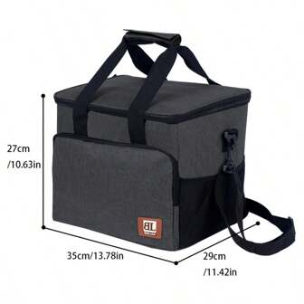 1 件男女保温包防水防油午餐袋工作旅行野餐包学校收纳袋教师储物袋教室包教室收纳袋女士午餐袋学校午餐盒