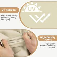 Outdoor Furniture Covers Waterproof Chair Covers,Patio Furniture Covers Waterproof, Basics Outdoor Patio Chair Cover Waterproof, Anti-UV Outdoor Chair Covers, Durable Outdoor Furniture Cover, Set Of 2, Khaki, 33"L * 34"W * 31"H