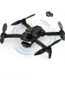 Dron sin escobillas con cámaras duales WIFI, cuadricóptero profesional plegable con detección de obstáculos, motor sin escobillas de alto rendimiento, regalo de cumpleaños, estuche de transporte, bolsa de almacenamiento