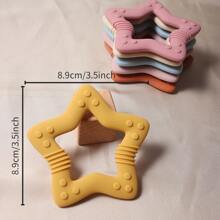 FDA Grade Silicone Baby Teething Chew Toys, Infant's Teether For Sore Gums, Chewing Toy