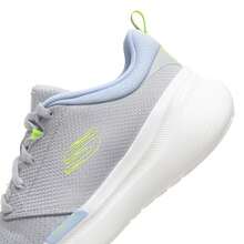 Skechers Women's VAPOR PLUS Lace-Up Casual Sports Shoes, Comfortable & Lightweight Athletic Casual Sneakers 150224-GYMT - Gray/Multicolor - View 7