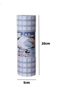 高吸水性一次性加厚厨房纸巾 - 印花多层速干清洁布，适用于油脂、地板、台面 - 重型通用厨房、客厅、露台、厨房巾、台面擦拭、除油、时尚家居用品、涤纶混纺（印花图案随机发送）、家庭清洁、厨房清洁、派对清洁 - 彩色 - 查看 8