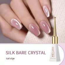 0.5oz Cat's Eye Gel Polish With 15ML Holographic Glitter Glitter Translucent Jelly Color Magnetic Polishing Salon DIY At Home - 裸色 - 查看 2