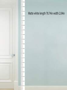 现代墙高卷尺 - 耐用 PC 材质，易读标记，可书写和重复使用，适用于房间和墙壁装饰、家居装饰、装饰测量工具、时尚设计、精密测量工具、现代装饰、高品质材料、DIY 爱好者墙贴墙贴贴纸房间装饰